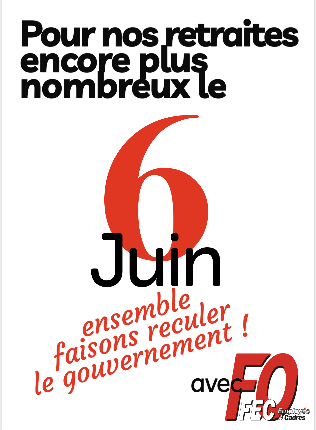 6 juin : on ne lâche rien ! - FECFO