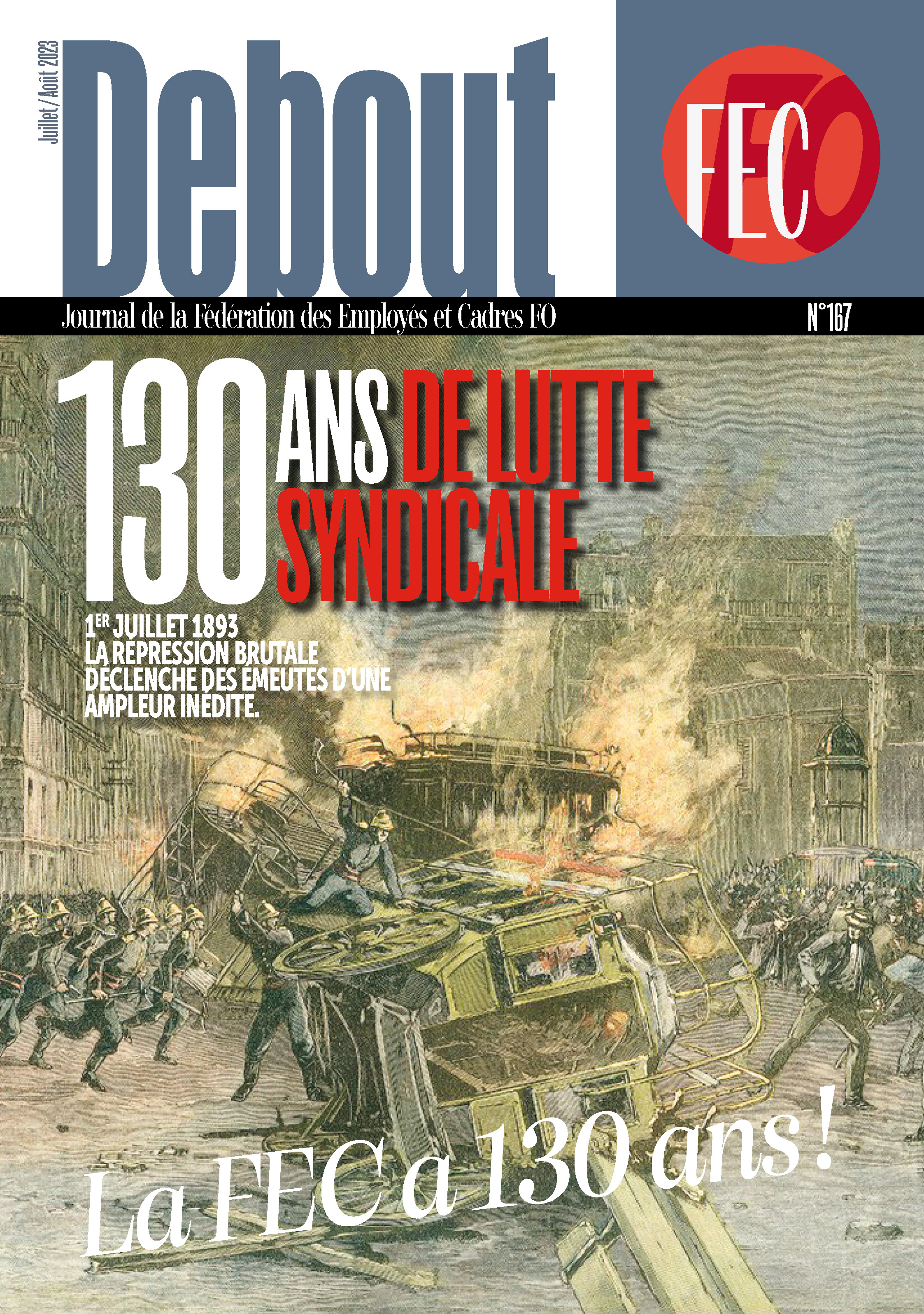 DEBOUT - Le journal de la Fédération des Employés et Cadres FO - N° 167 ...